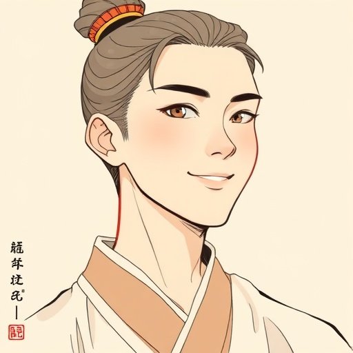 青衫画师